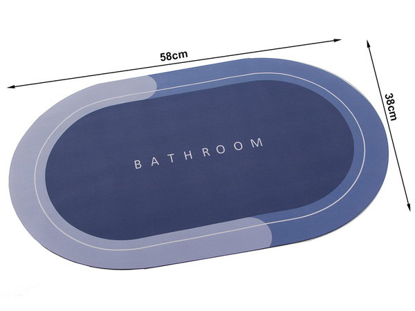 Kúpeľňová rohožka rýchloschnúca absorpčná protišmyková kúpeľňová rohožka wc