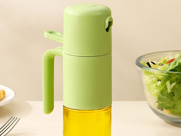 Oil, olive oil and vinegar spray dispenser, 210 ml glass spray bottle