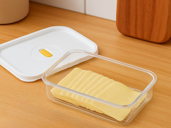 Pārtikas kastīte ar vāku hermetisks organizators virtuvei 1,4 l 1400ml