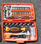 Torx robeļu komplekts torx uzgriežņu atslēgas 5-14 mm 38 elementi