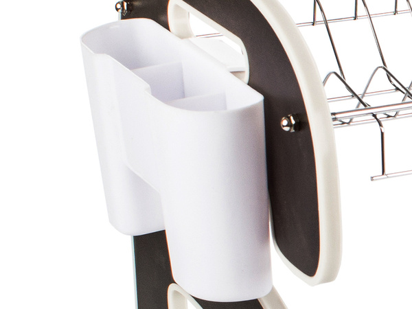 Double-decker stand-up dishwasher drainer