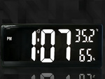 Ceas de alarmă electronic digital led în picioare pandantiv temperatură umiditate