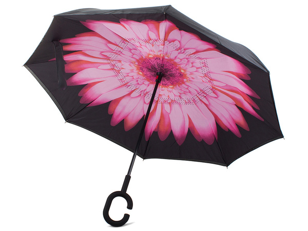 Umbrella inverted folding umbrella inverted strong wires solid standing