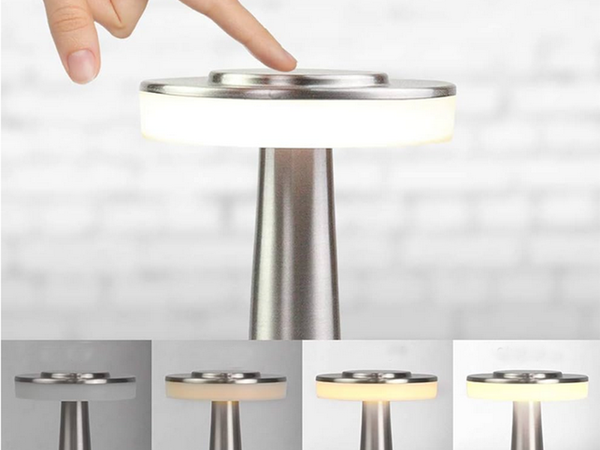 Lampara de noche lampara tactil 3 pasos lampara dormitorio inalambrica