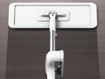 Mopa plana con limpiador de mano 125 cm plegable ancha mircofibra