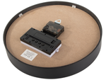 Reloj de pared grande silencioso 30cm redondo puntero fecha temperatura madera