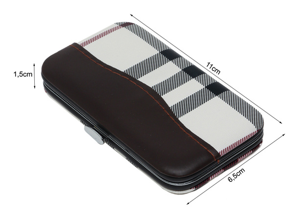 Nagelkunstset maniküre pediküre etui nagelknipser 7 artikel