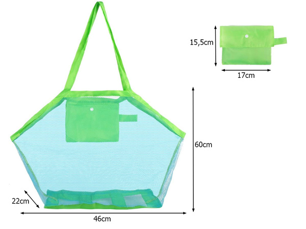 Plaja sac de cumpărături plaja jucării ușoare xxl sac sac mare plasă