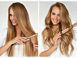 Păr îndreptare ceramică curling fier 2in1 twist