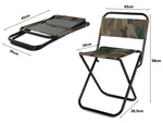Silla plegable turista marruecos pescado