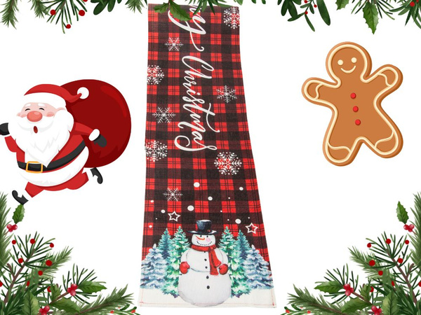 camino de mesa de navidad camino de mesa decorativo de navidad 180x32cm