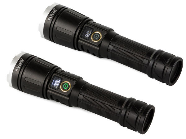 Linterna táctica militar bailong led xhp160 zoom