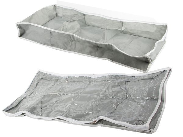 Úložný box organizér skříně na zip velký pro boty ložní prádlo