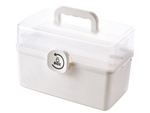 Medicines organiser container box medicine cabinet large zippered box