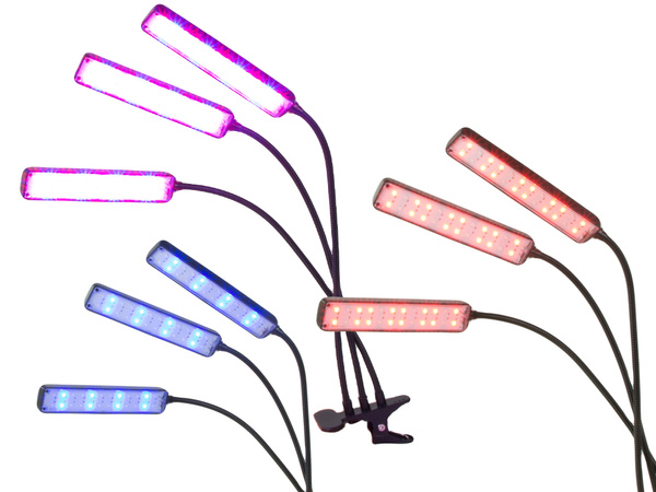 Led plant lamp usb grow panel grow light timer clip on flowers