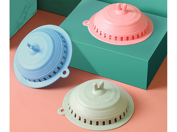 Silicone strainer strainer for shower drain sink