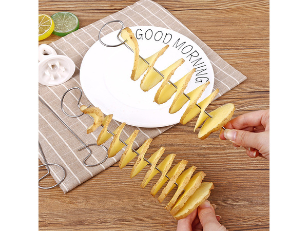 Kartupeļu čipsu mašīna twisted fryer