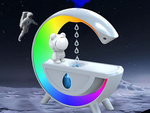 Humidificador con altavoz bluetooth led astronauta usb mist rgb