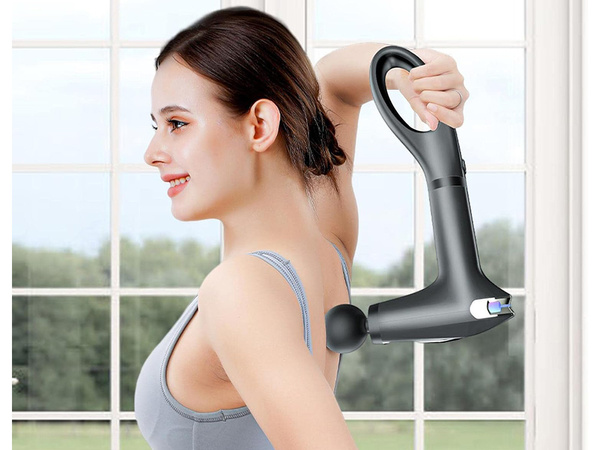 Masážna pištoľ na chrbát masážna pištoľ na nohy silná masážna pištoľ 4 tipy