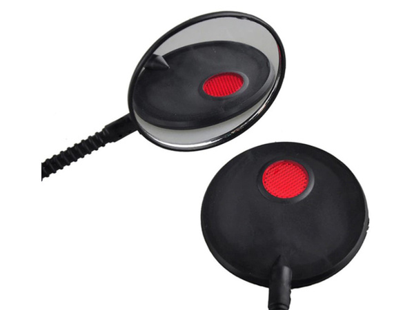 Bicycle rear-view mirror with reflector