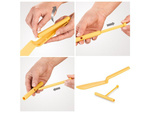 Spatule à crêpes avec rouleau à pâtisserie pour les omelettes aux crêpes