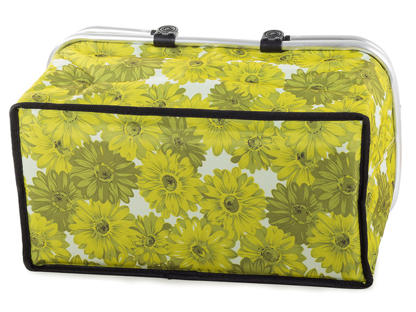 Thermal folding picnic basket insulating shopping basket