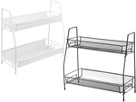 Estante de cocina organizador de cocina de pie especiero loft de dos niveles