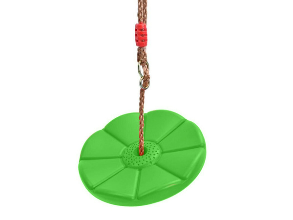 Balançoire de jardin pour enfants siège fleur avec corde pour arbre