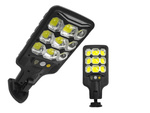 Cob farola solar exterior con sensor de movimiento y crepuscular + mando a distancia