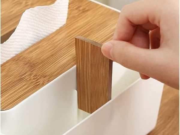 Caja de pañuelos bandeja organizadora de pañuelos