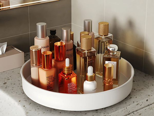 Universal-tablett 25cm küche bad gewürze weiß