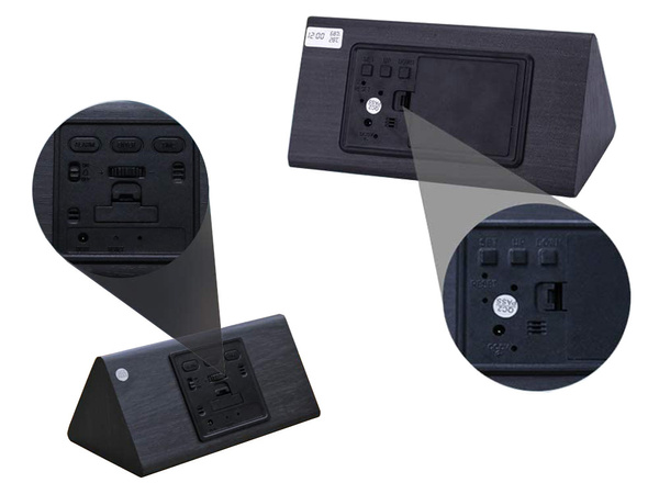 Elektroniskais modinātājs termometrs higrometrs