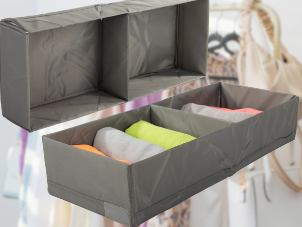 Organisateur de sous-vêtements chaussettes tiroir garde-robe séparateurs large