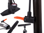 Floor standing pump with pressure gauge foot pump car pump bicycle pump tips