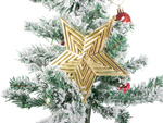 Weihnachtsstern weihnachtsbaumschmuck weihnachtsspitze unzerbrechlich gold