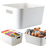 Aufbewahrungsbehälter organizer korb mit griffen universal 22x27 cm