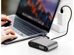 Adaptateur usb-c vers hdmi 4k vga hub usb 3.0 usb-c power delivery adapter