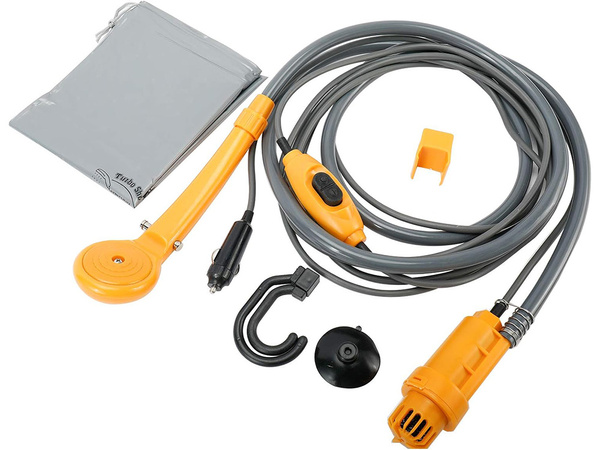 Douche touristique 12v voiture pompe camping portable