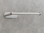 Kitchen paper towel holder adhesive metal silver loft