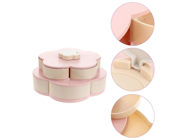 Rotating 2-in-1 candy jewellery organiser with phone holder