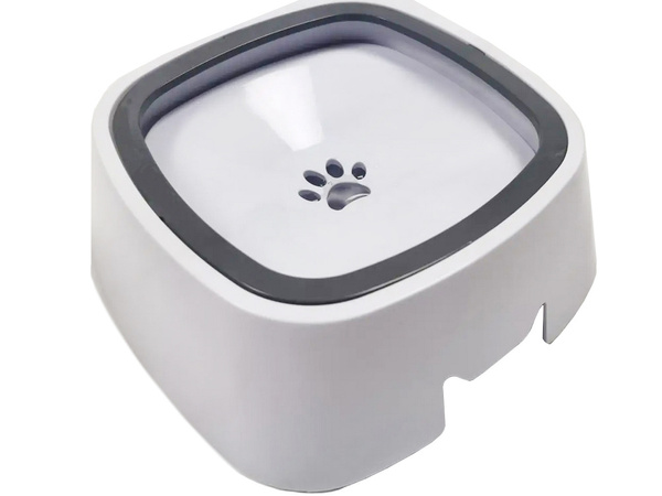 Bebedero flotante para perro y gato 1l bebedero lento antisalpicaduras