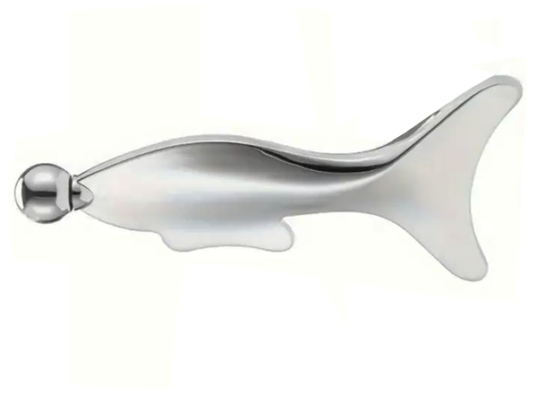 Metal massager plate body ball cold stainless steel