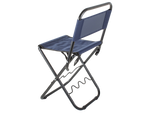 Fishing chair folding backrest with handle