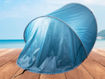 Šotor na plaži velik zaklenljiv pop-up samoskladljiv s pokrovom uv