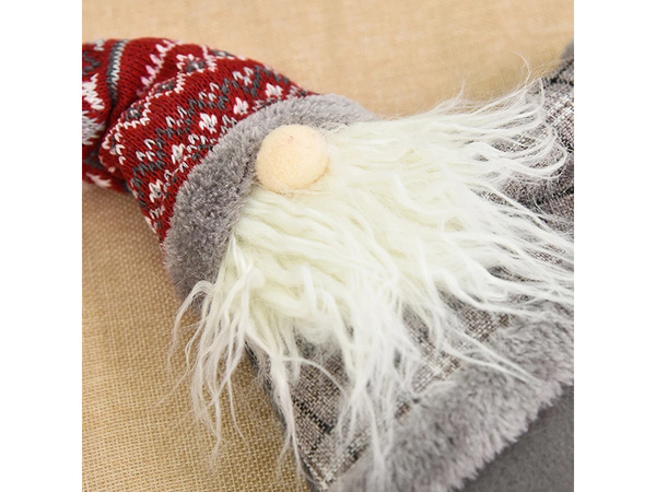 Christmas gnome gnome cortina hook-and-loop fastener