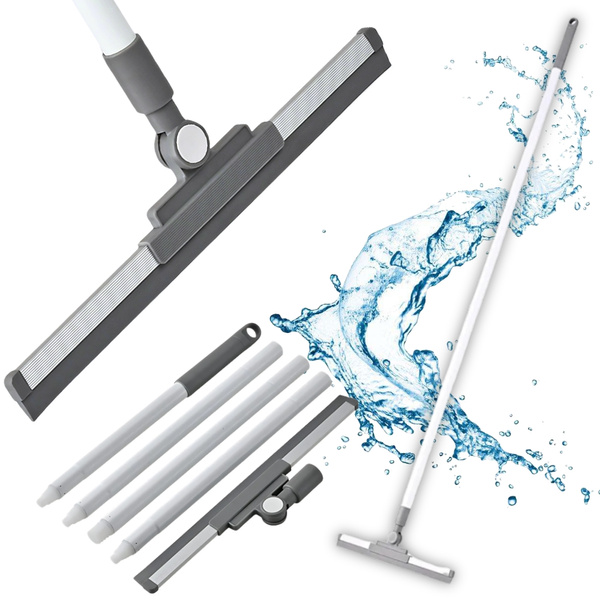 Scraper for collecting water floors windows glass mirrors broom scraper
