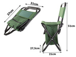 Chaise de pêche touristique sac pliant