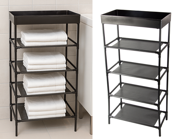 Estante para zapatos organizador de calzado armarios estantería 5 estantes para el baño