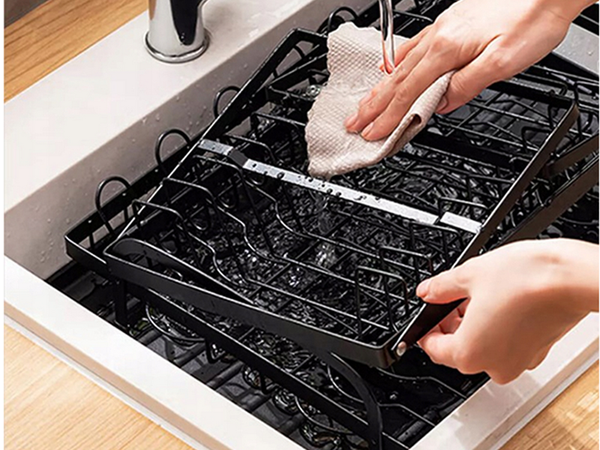 Lavavajillas secador platos cubiertos vasos escurridor de dos niveles con bandeja