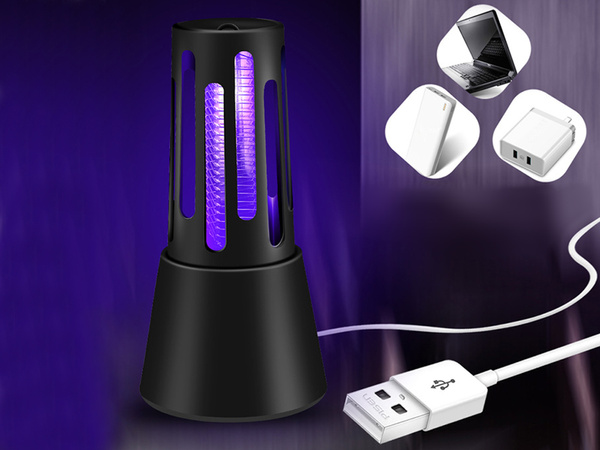 Insecticide lamp for mosquitoes insects flies uv effective 5w quiet brush